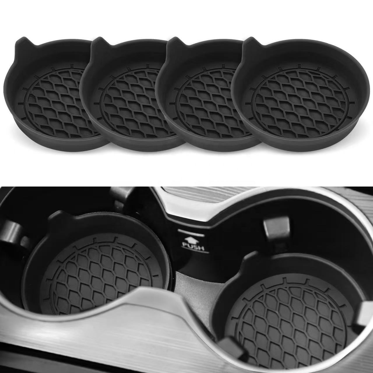 Universal Car Cup Holder - Mocell High-Quality Silicone Non-Slip Cup Holder